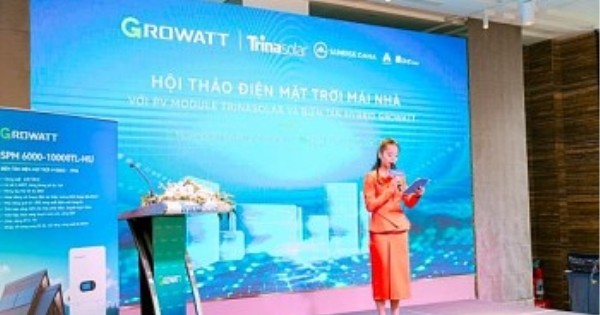Growatt thúc đẩy phát triển điện mặt trời mái nhà, góp phần thực hiện Quy hoạch điện 8
