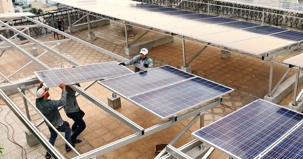 Nghiên cứu cơ chế điện mặt trời mái nhà dư được bán lên lưới điện quốc gia
