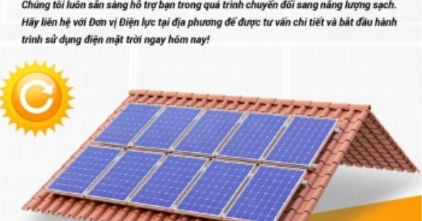 Hướng dẫn đăng ký phát triển nguồn điện mặt trời mái nhà tự sản xuất tự tiêu thụ