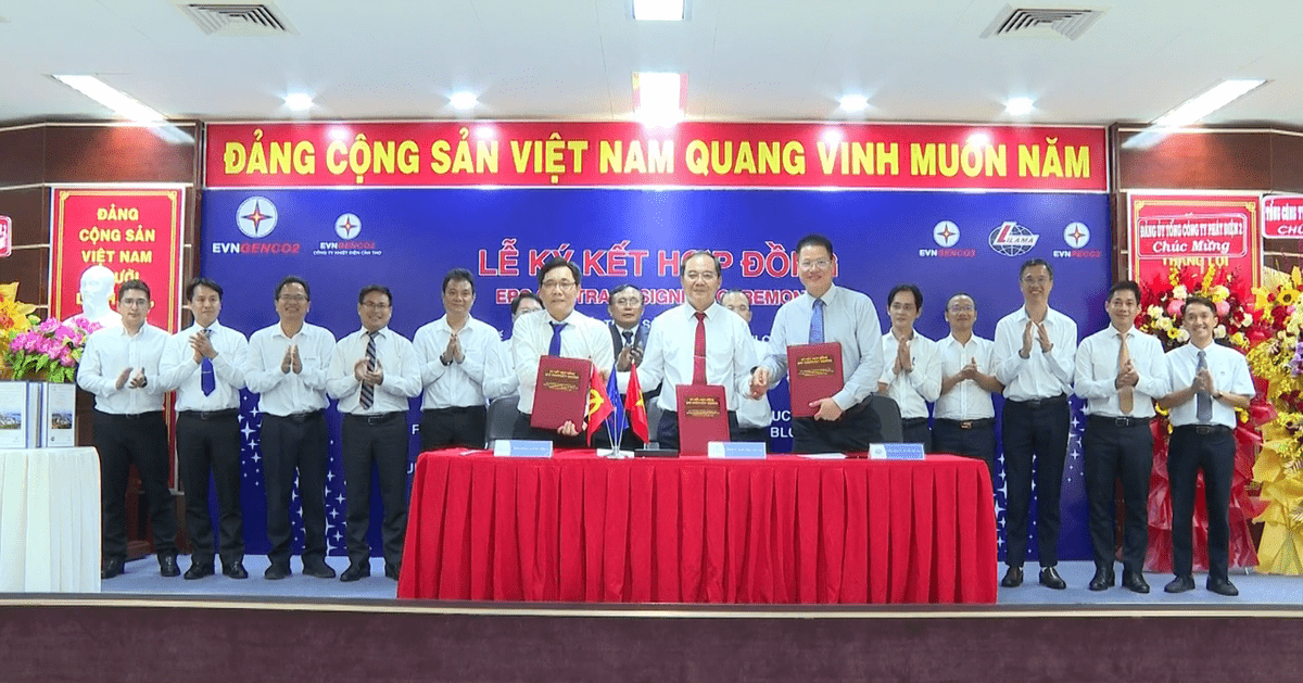 EVNGENCO3 ký hợp đồng gói thầu EPC chuyển đổi nhiên liệu Nhà máy điện Ô Môn 1