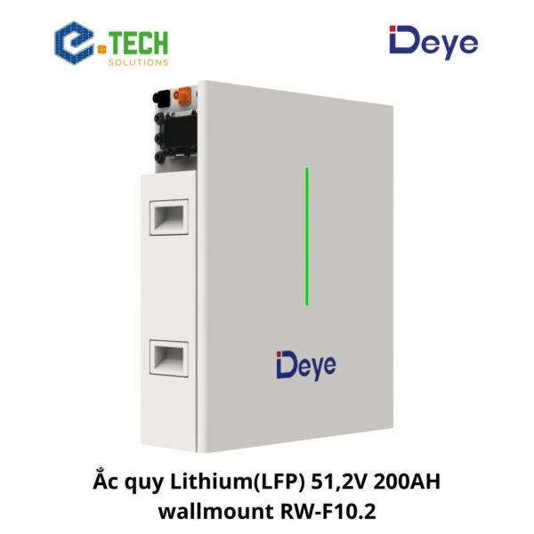 Ắc quy lithium(lfp) 51,2v 200ah wallmount
