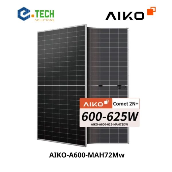 Tấm pin nlmt aiko công suất 600wp