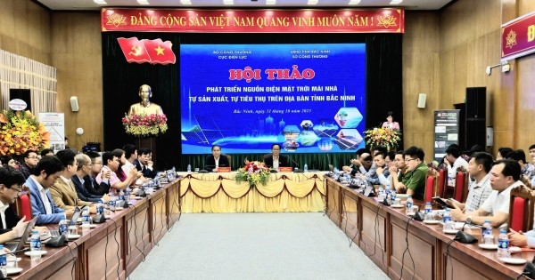 Bộ Công Thương đồng hành cùng Bắc Ninh phát triển điện mặt trời mái nhà