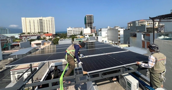 Người dân Đà Nẵng tăng lắp đặt điện mặt trời mái nhà