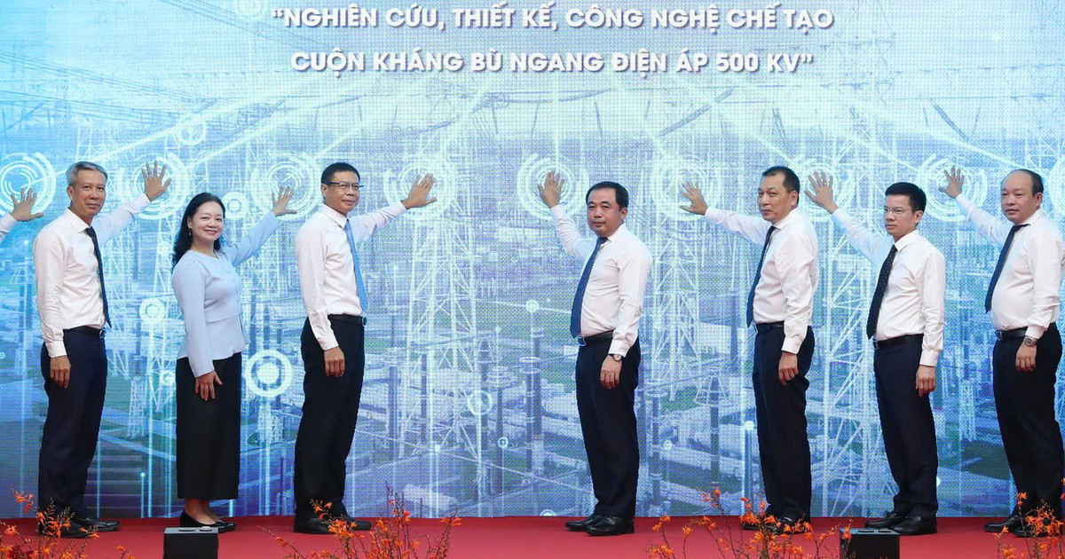 Công ty con của EVN làm dự án chế tạo thiết bị siêu cao áp trên lưới 500kV thay thế hàng nhập